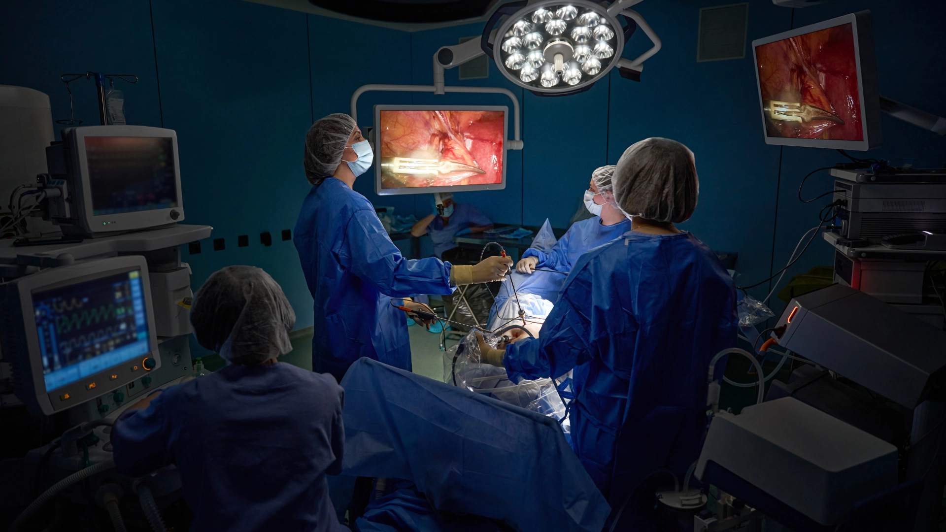 Dr Manas Chakrabarti gynae operating theatre OT Kolkata